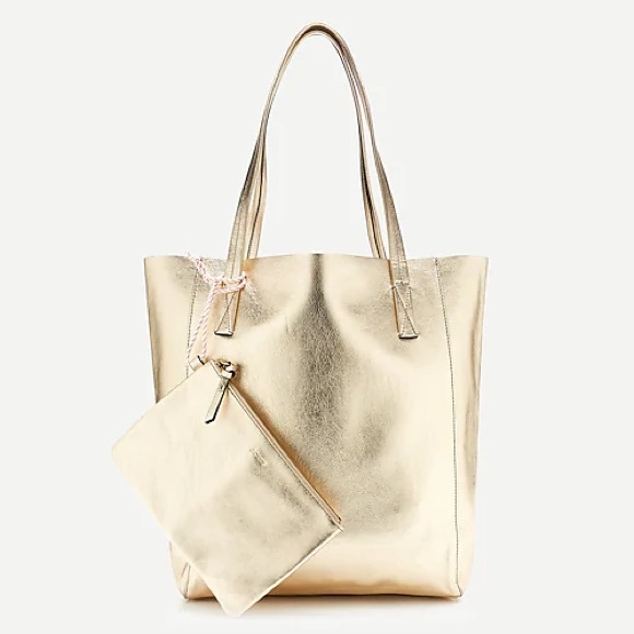 J. Crew Handbags - ✨NWT✨J. CREW // The carryall tote in metallic